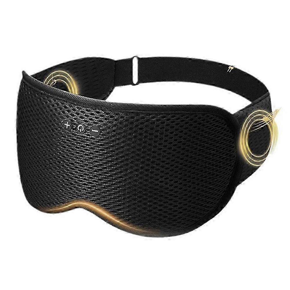 3D Wireless Sleeping Blindfold Bluetooth5.4 Eyemask Handsfree Adjustable