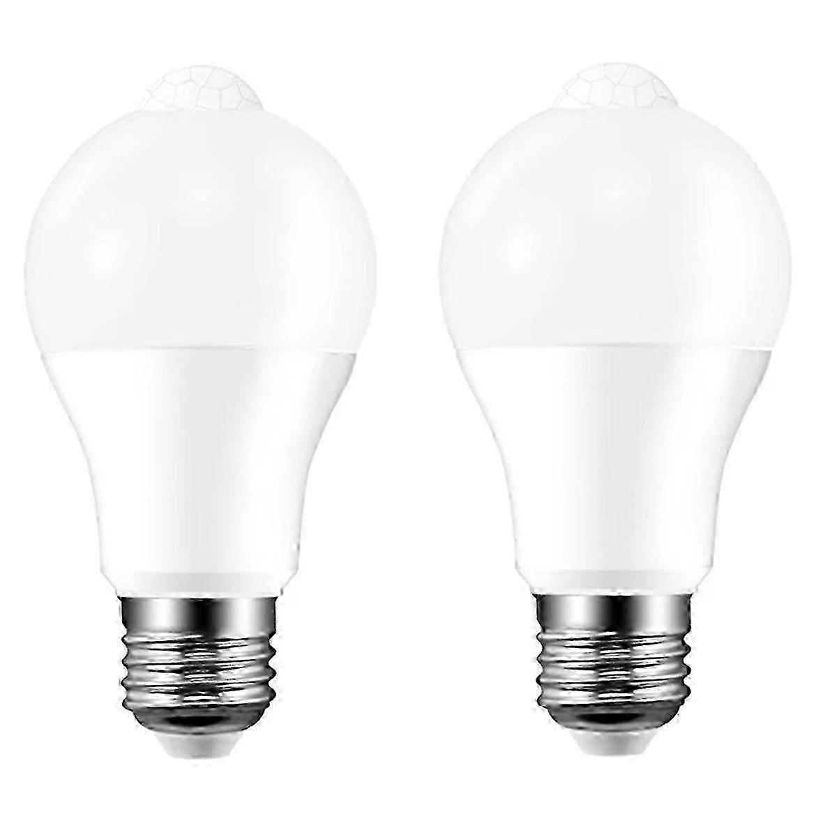 2PCS E27 Smart Motion LED Bulbs