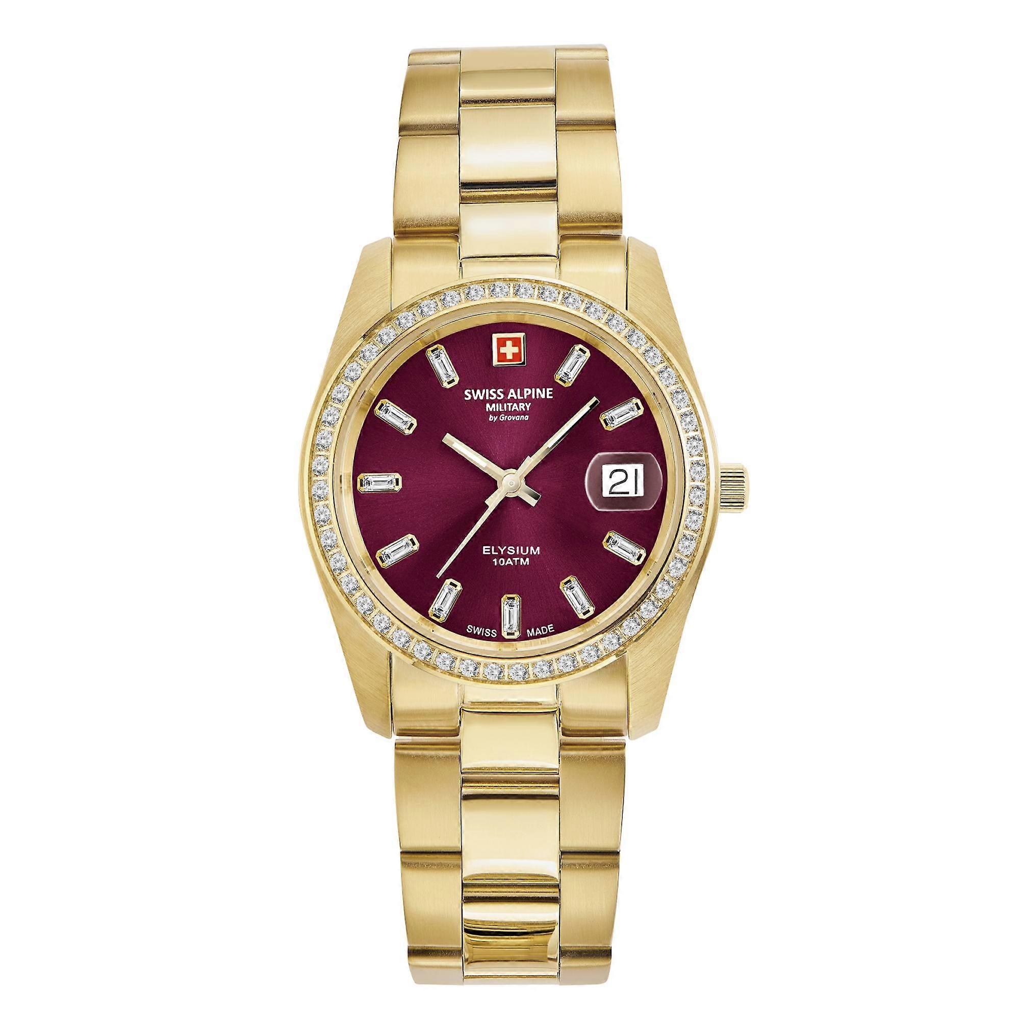 Swiss Alpine Military Ladies' Analog Quartz Watch 7714.7116SAM Stainless Steel