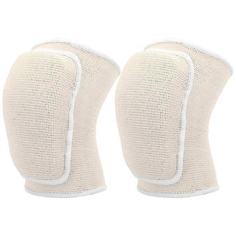 Children's Sports Elastic Knee Pads Leg Warmer Kids Dance Volleyball Basketball KneepadsWhite_HP