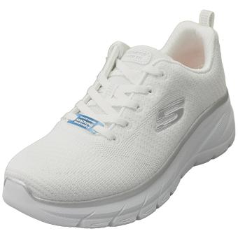 Skechers Fashion Fit 2.0 Womens Fashion Trainers in White Silver