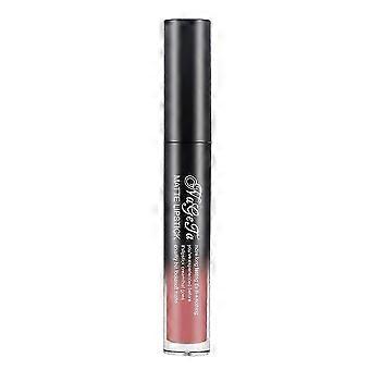 Waterproof Long Lasting Liquid Lipstick Round Tube Nude Color Glossy Lip Liner@ff
