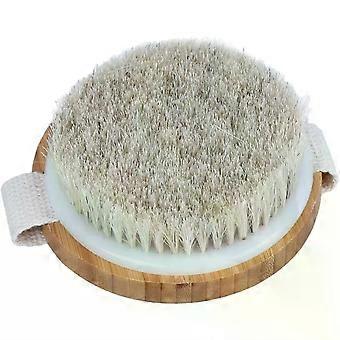 Rückenbürste für die Dusche, Beige, mittlere Härte.