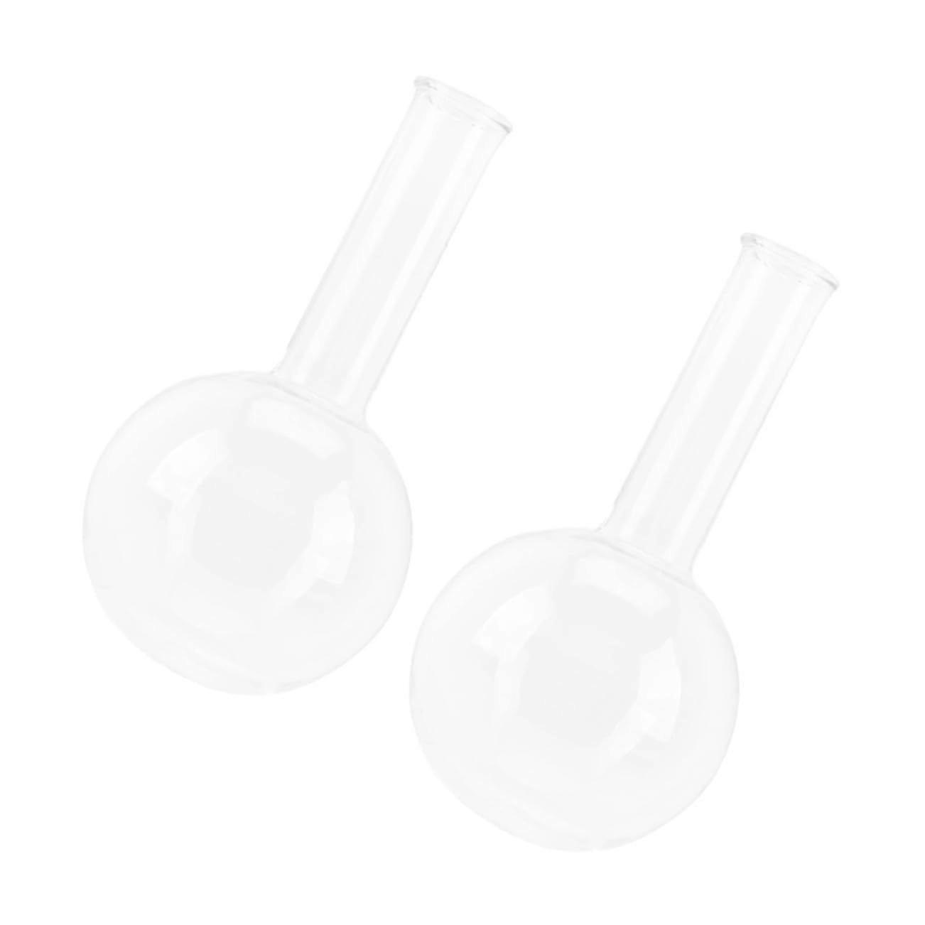 2pcs round Bottom Glass Flask for Experiment, 250ml