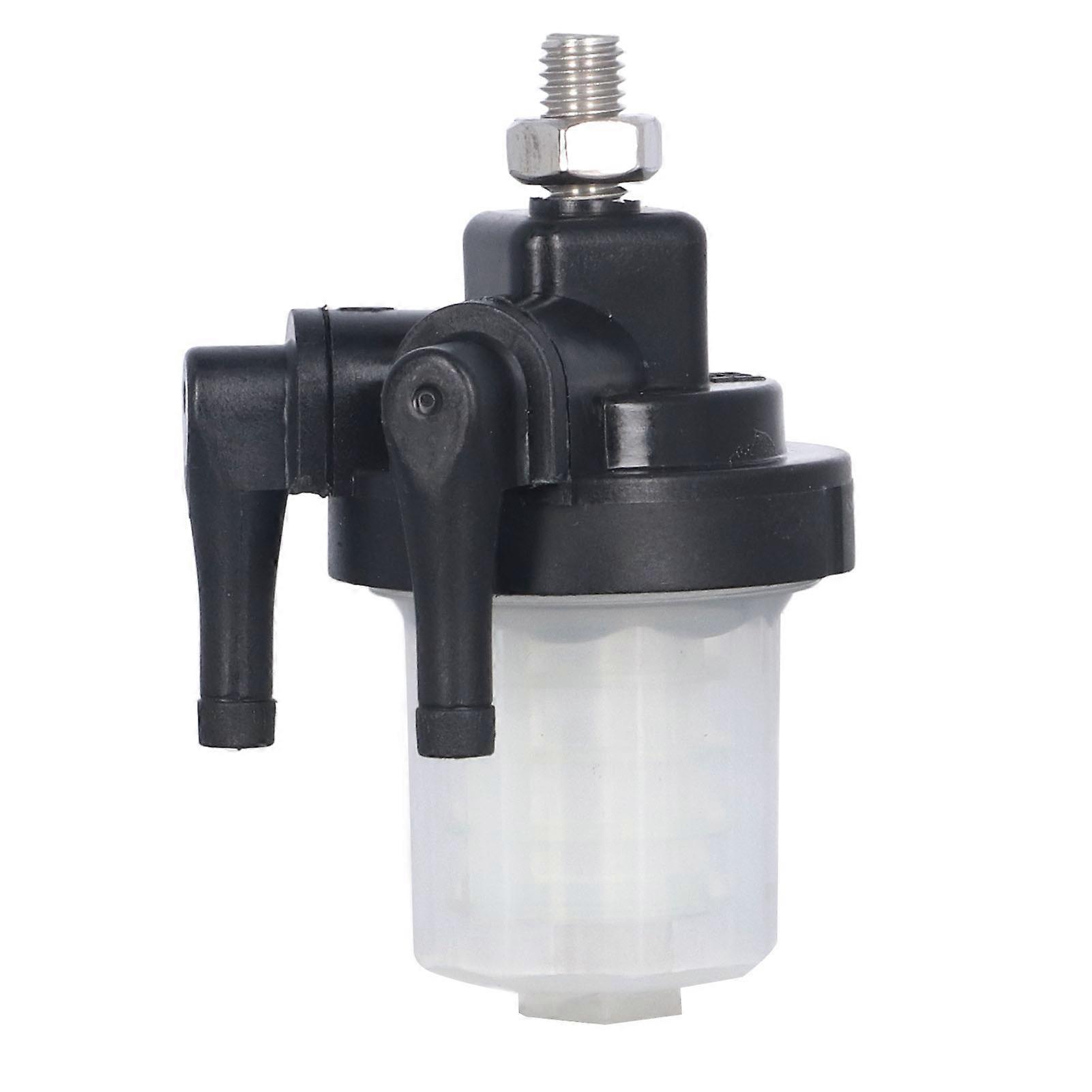Black ABS Marine Petrol Filter Assembly
