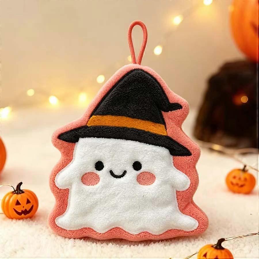 Cute Halloween Ghost Witch Hat Towel