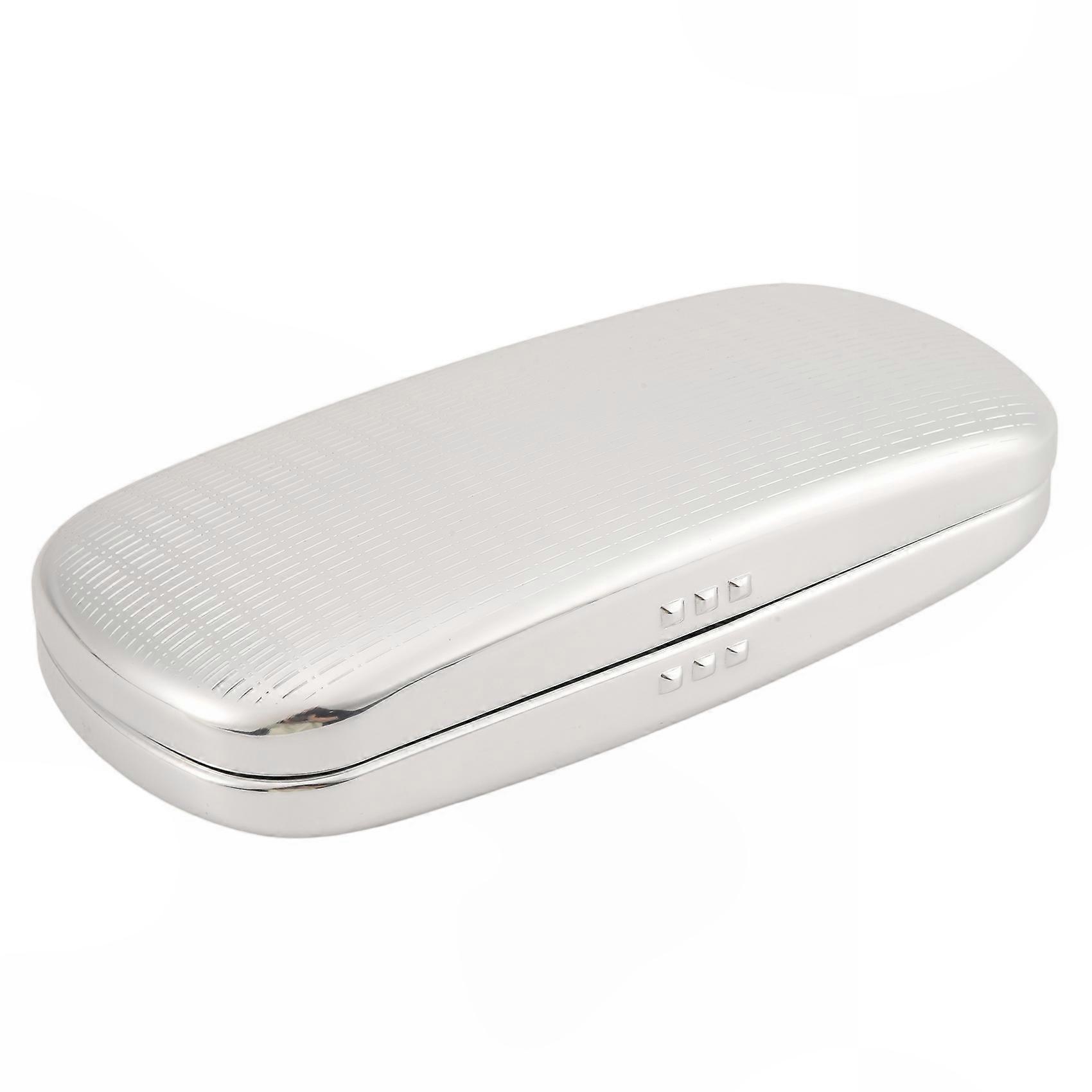Glasses Case Aluminum Hard Shell Striped Spectacles Box