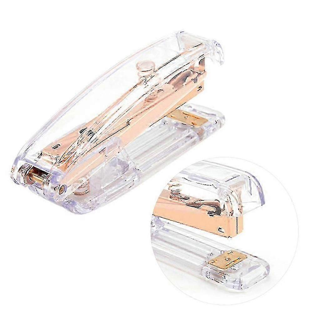 Clear Desktop Stapler for Students School Supplies