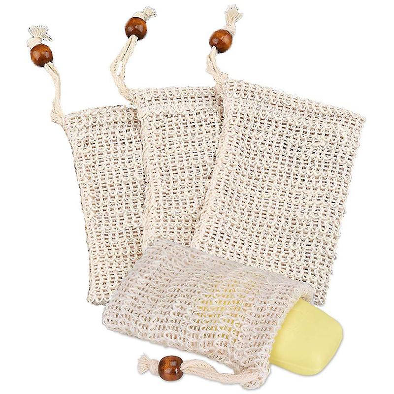 4X Soap Bag, Soap Bag Ramie, Organic Soap Bag, Soap Bag, Foaming and Dry Soap