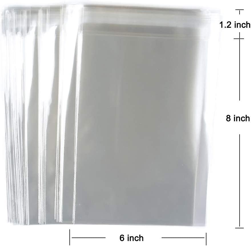 Easter Cellophane Clear Bag 200x C6 Clear Cello Bags 120x170mm Resealable Self Adhesive Perfect 407624 - Foto 5