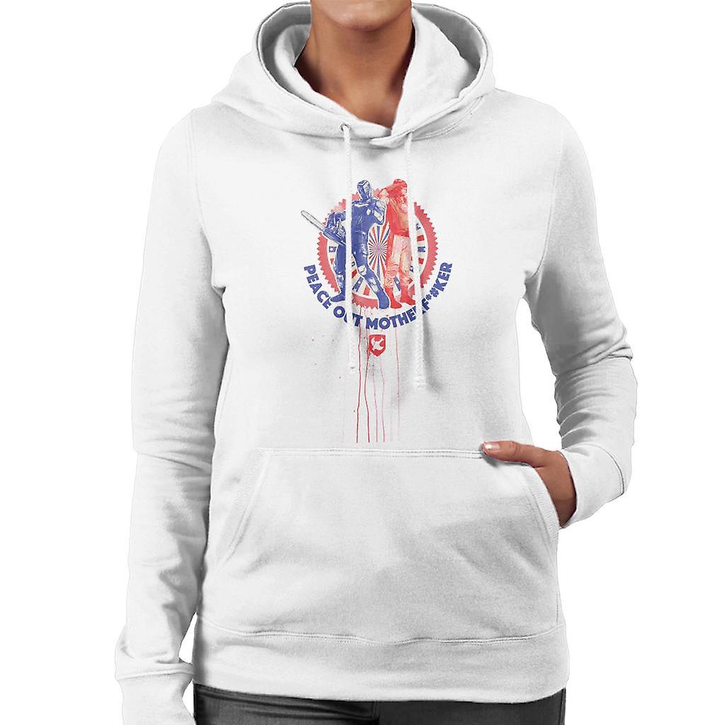 Peacemaker Peace Out Women's Hooded Sweatshirt