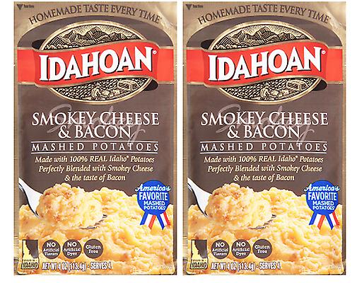 Idahoan Smokey Cheese & Bacon Purée de pommes de terre 2 Pack