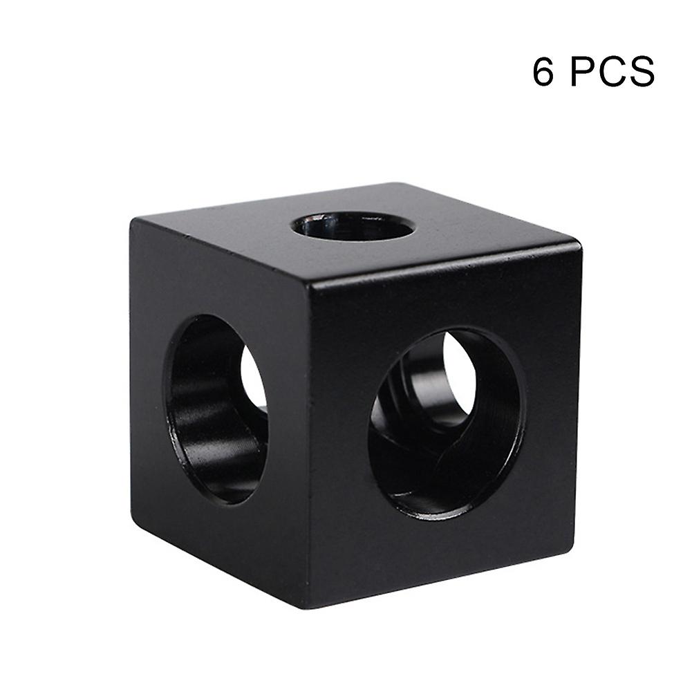 1/3/6Pcs Three Corner Cube Corner Prism Connector Adjustable Wheel Bracket for 3D Printer
