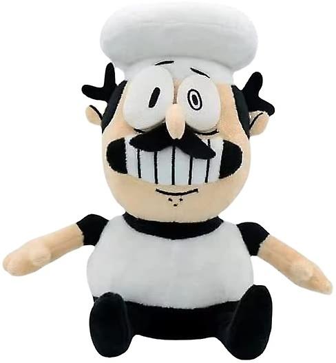New 23cm Pizza Tower Peppino Plush Toys Cute Soft Stuffed Home Room Decor Dolls For Kid Birthday Christmas Gift