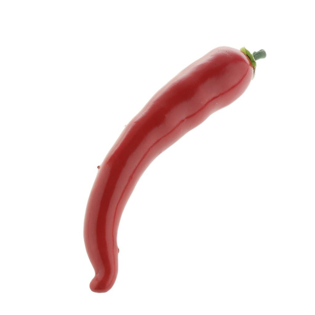Artificial Lifelike Fake Food Red Chilli