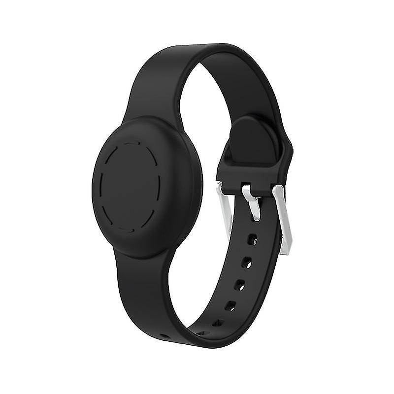 سوار Air Tag مقاوم للماء للأطفال ، غطاء كامل لمعصمه سيليكون مع حامل Airtag المضاد للضياع حزام الساعة المخفي