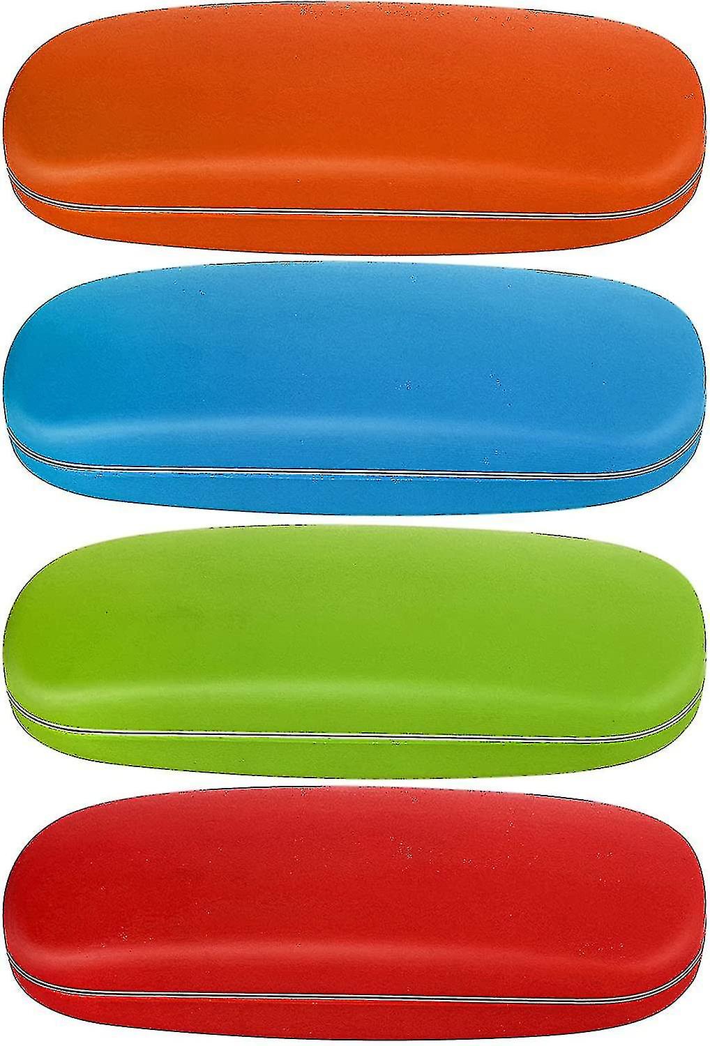 4 Pack Hard Glasses Case, Portable Eyeglass Case Protective Holder Glasses