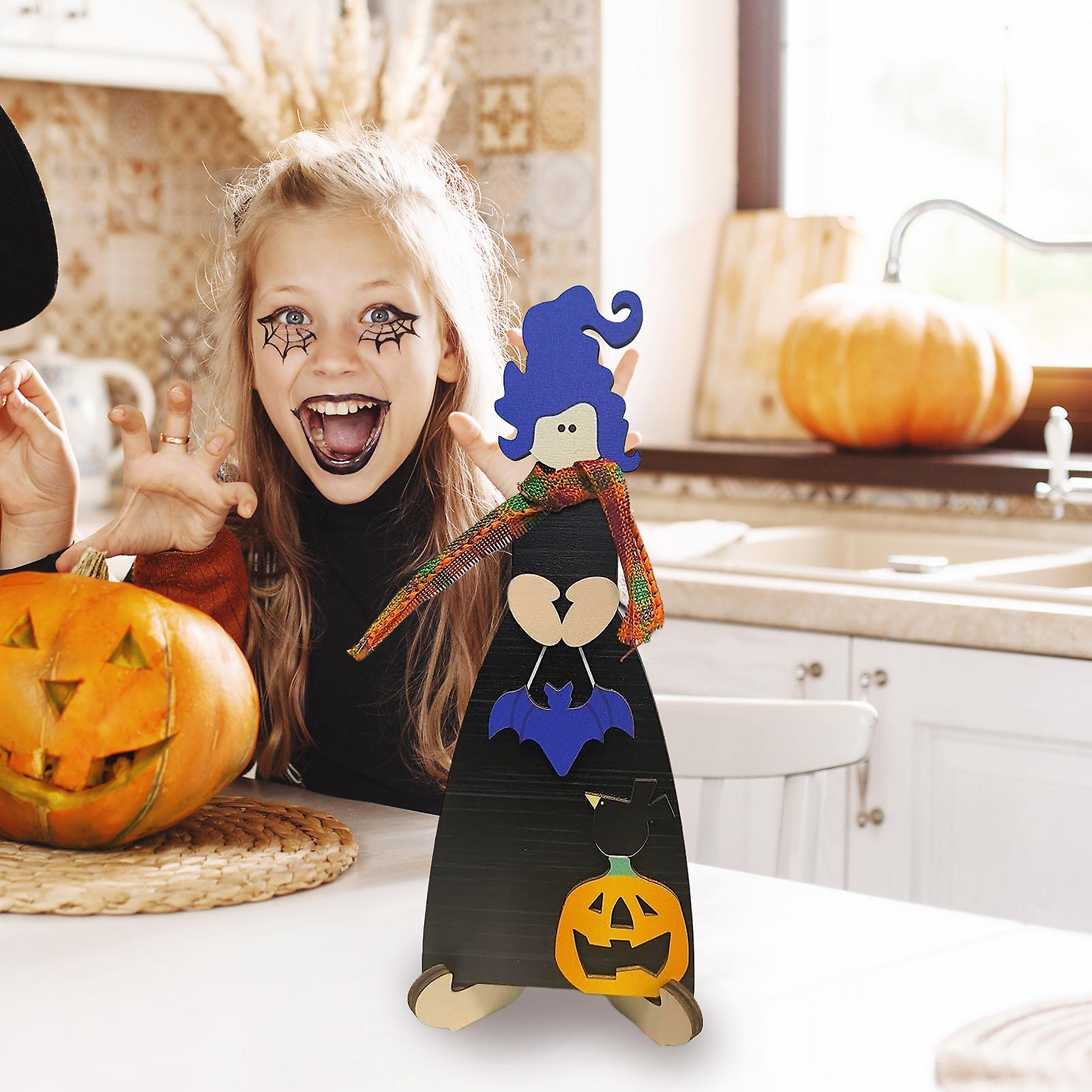 Halloween Doll Figurine Decoration Creative Craft Tabletop Statue