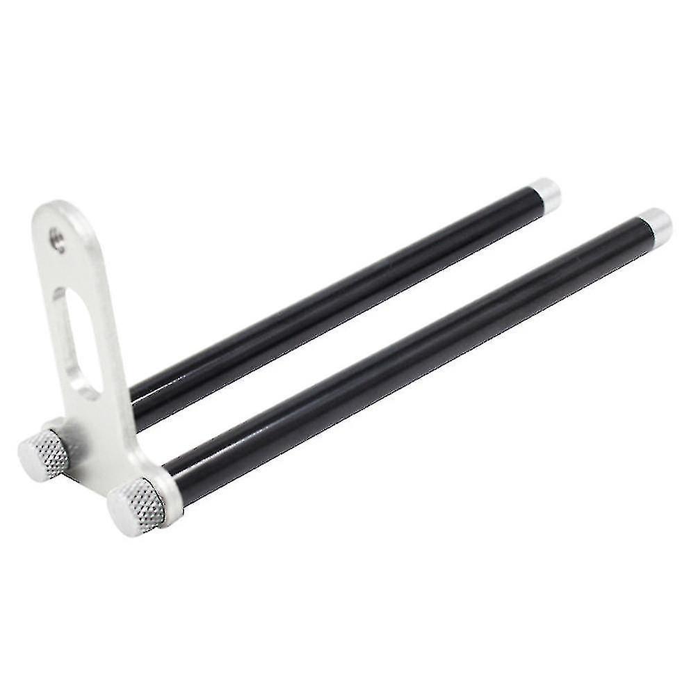 新しい2pcsアルミニウム合金防風バーイヤーブラケットスティック