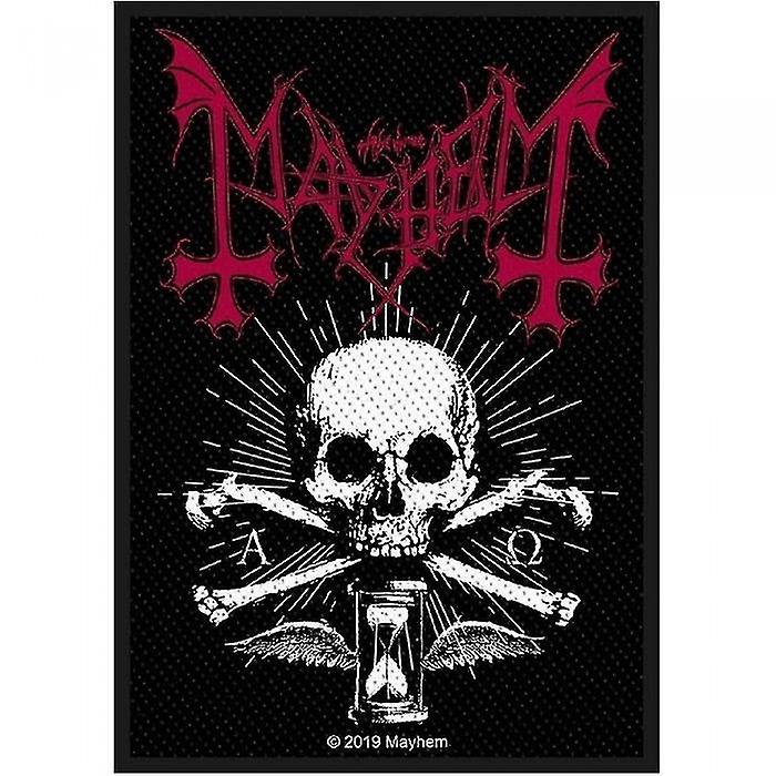 Mayhem Alpha Omega Daemon geweven patch