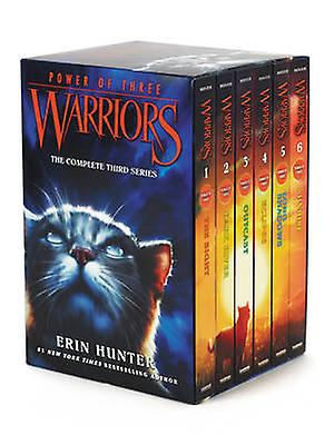 Warriors Power Of Three Box Set Volumes 1 To 6 by Erin Hunter Paperback Book