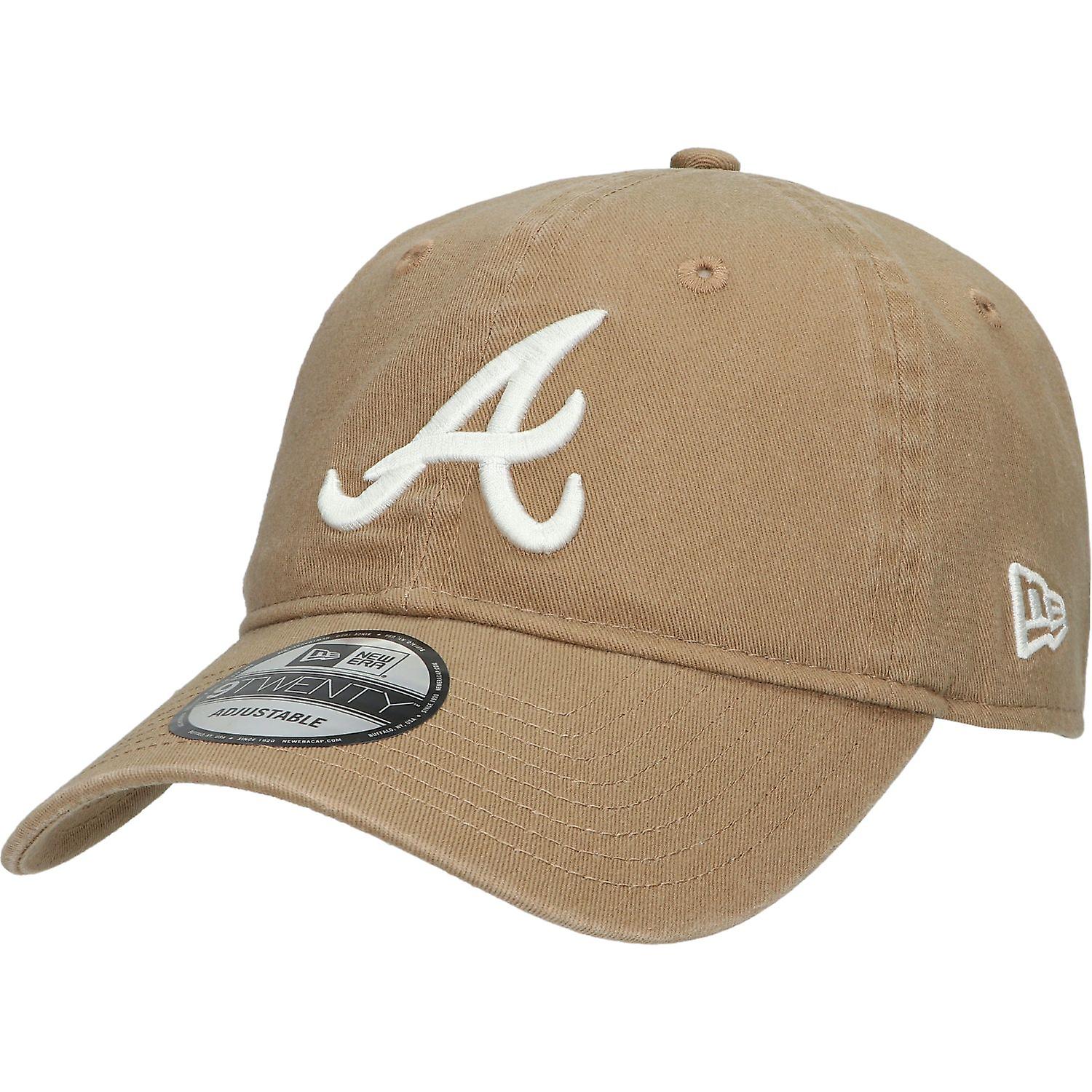 New Era 9Twenty 男女通用帽子 WORLD SERIES 亚特兰大勇士队 黄褐色