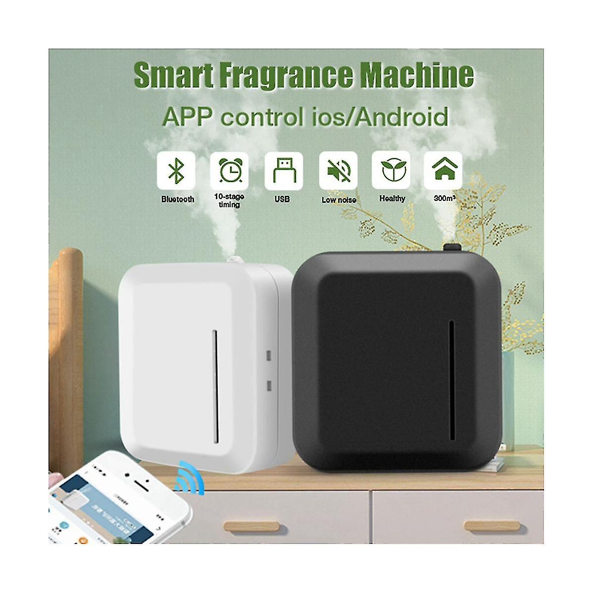 Diffuseur d'huiles essentielles et d'arômes intelligents, blanc, 150 ml, contrôle par application, désodorisant pour bureau