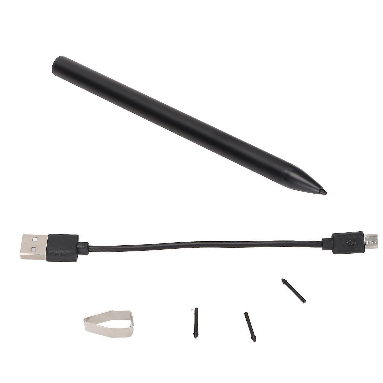 Stylus Pen Magnetic 4096 Levels Pressure Suction Function Widely Applicable Tablet Capacitive Stylus for Surface Black