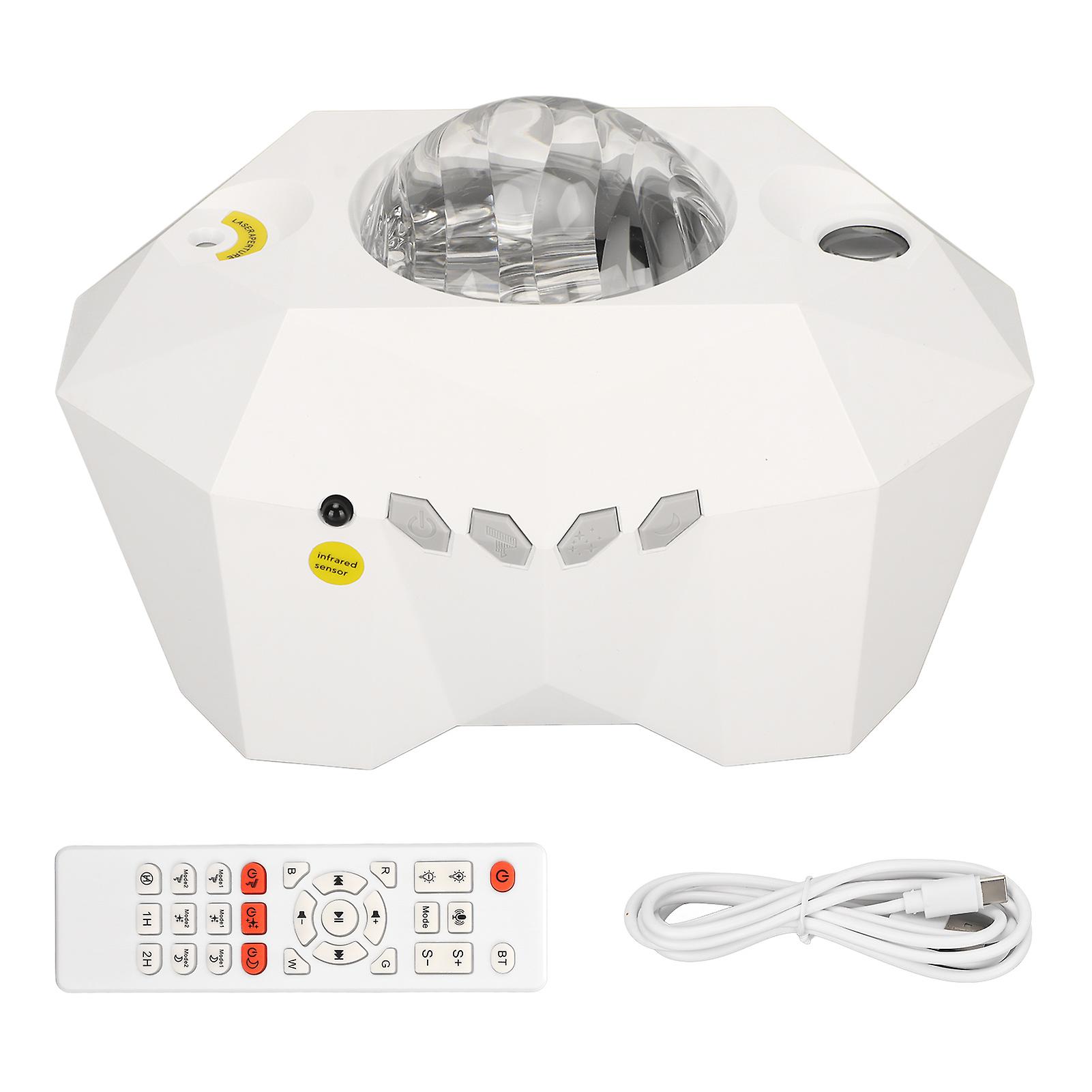 Northern Lights Projector Light Star Projector Lamp with Music Speaker Timer Sound Activated for Bedroom Home Decoration