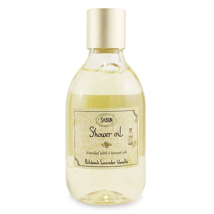 Sabon Shower Oil - Patchouli Lanvender Vanilla (plastic Bottle) 300ml/10.5oz