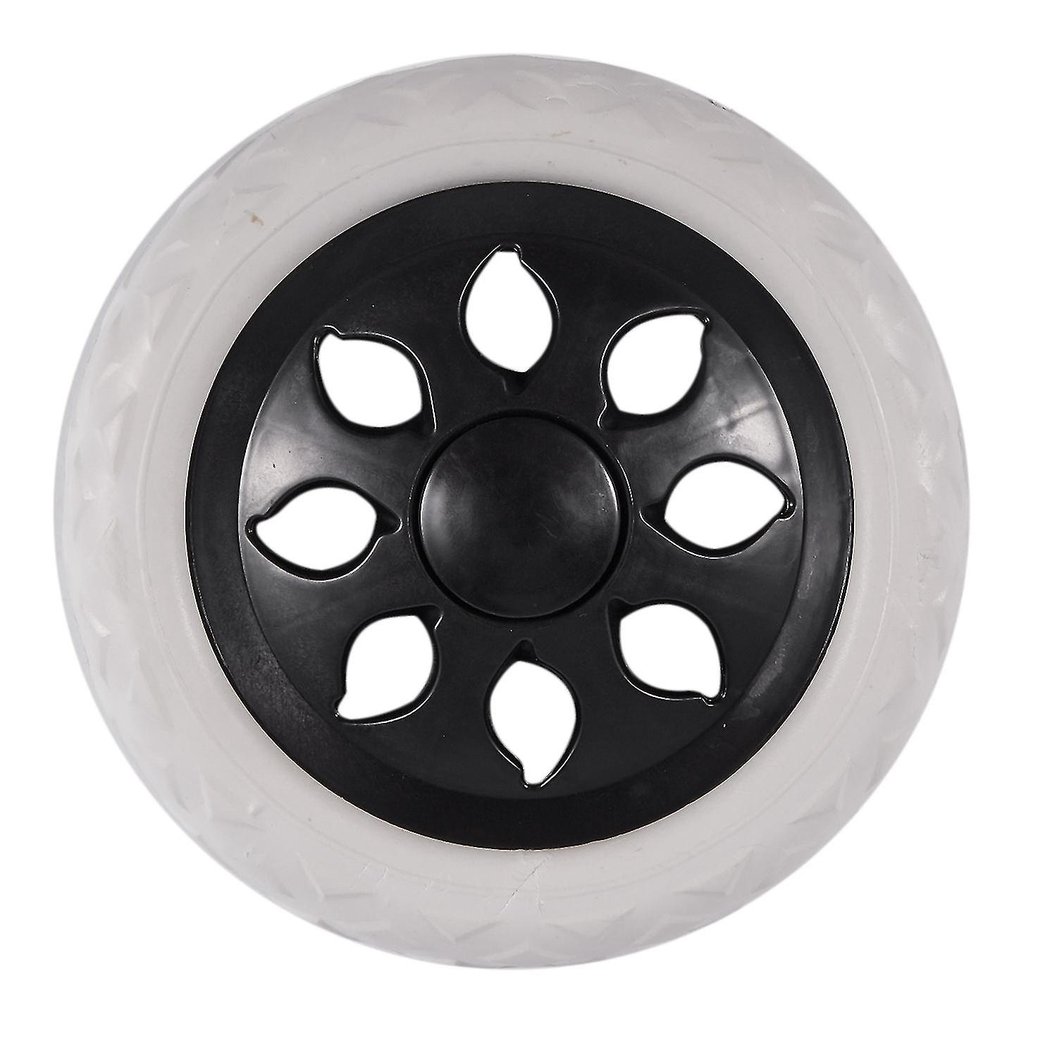 Black White Plastic Core Foam Cartwheel Casters