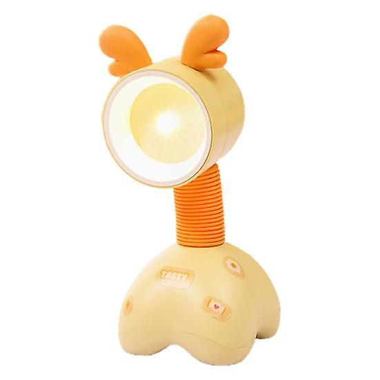 Cartoon Bedside Night Light Adorable Flicker Free Battery-Powered Mini Size Decorative Bedroom Night Lamp