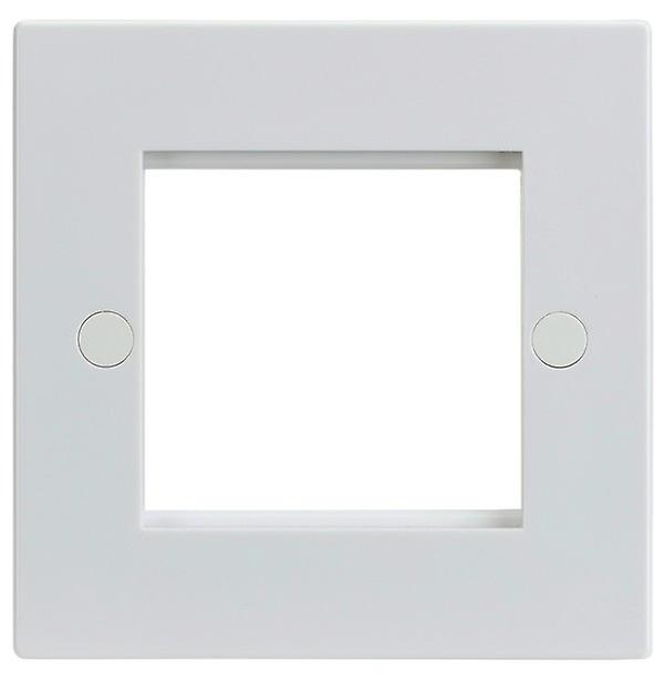 Knightsbridge 2G Modular Faceplate - White - NET2GWH