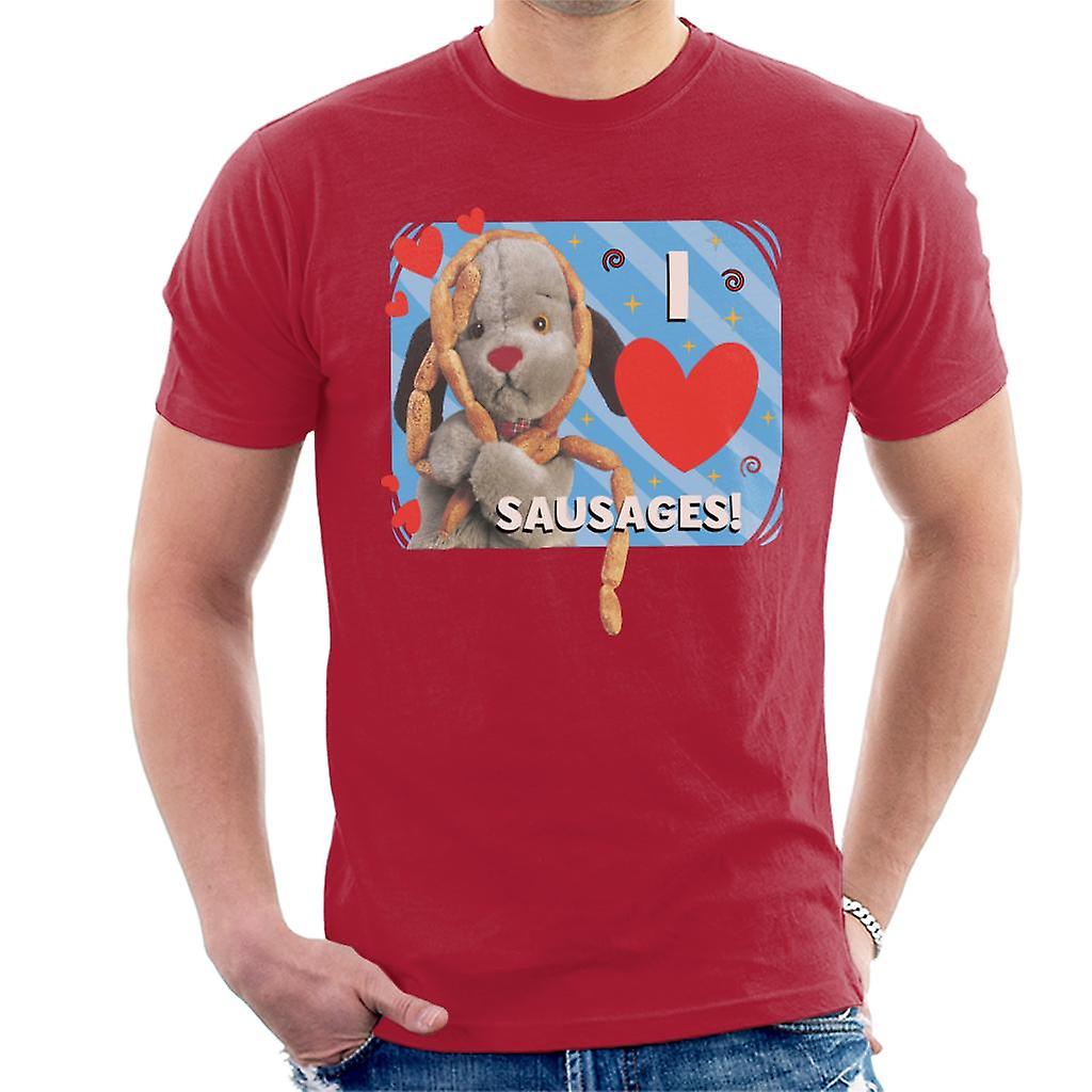 Sooty Sweep ich liebe Wurst Men's T-Shirt
