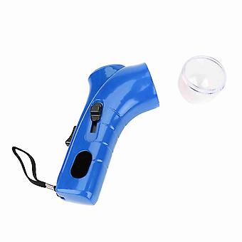 Funny Pet Dog Food Feeder Snack Treat Catapult Dispenser Interactive Tool (Blue)