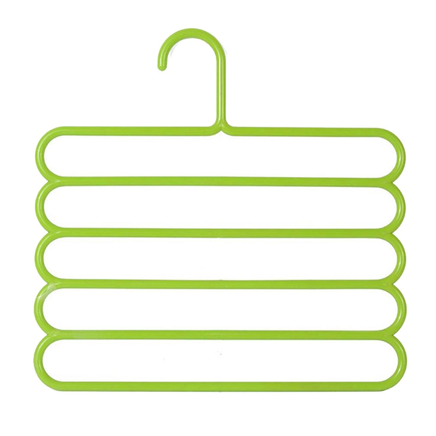 Hanger Non-Slip Space-saving 5 Layered Closet Hook for House Wives BoSaiD