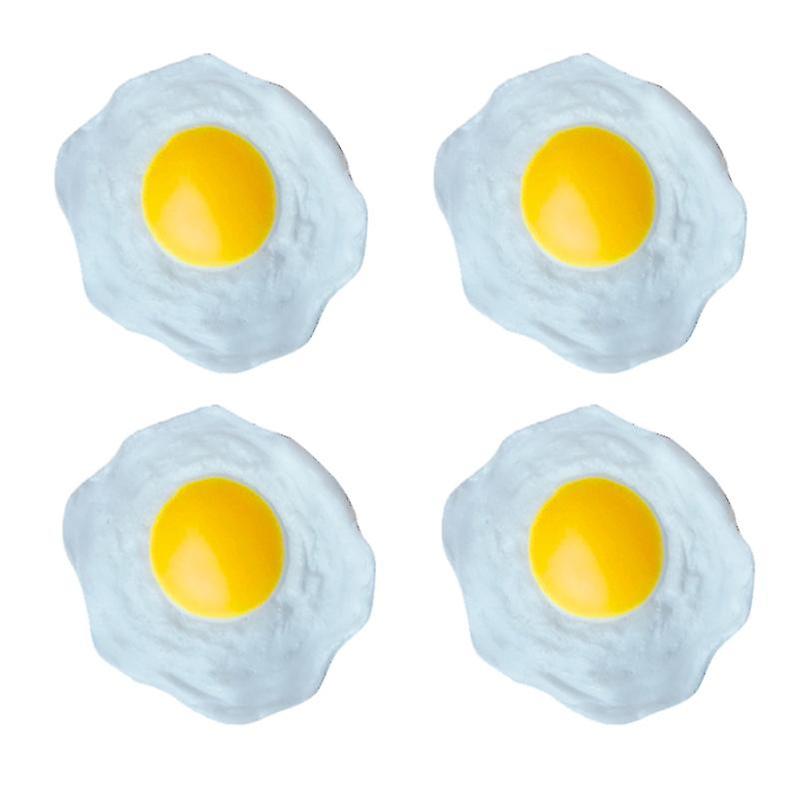 4pcs Artificial Fried Eggs