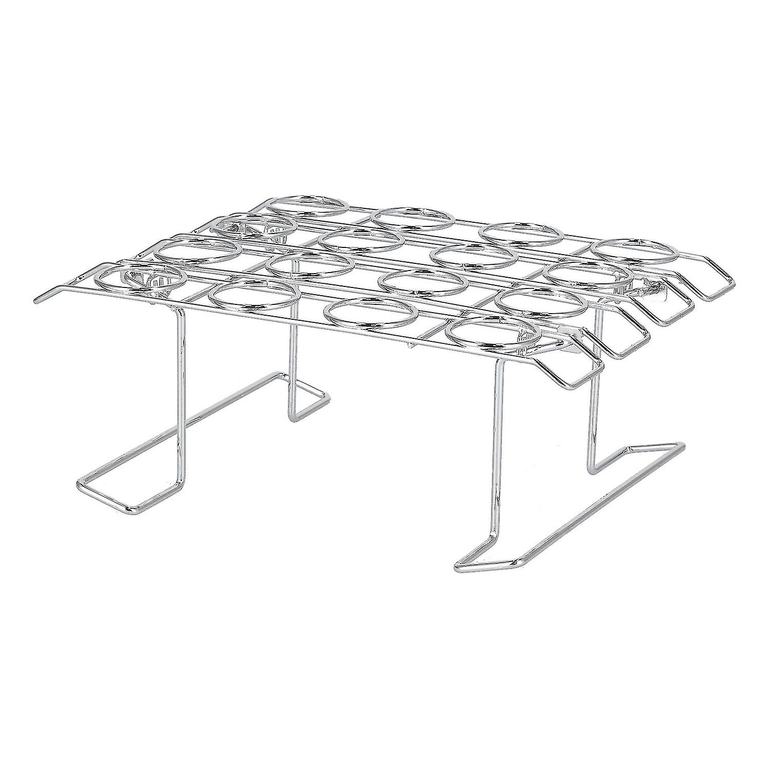 Foldable Cupcake Cone Rack 16 Holes Ice Cream Display Stand Storage Shelf for Party Birthday