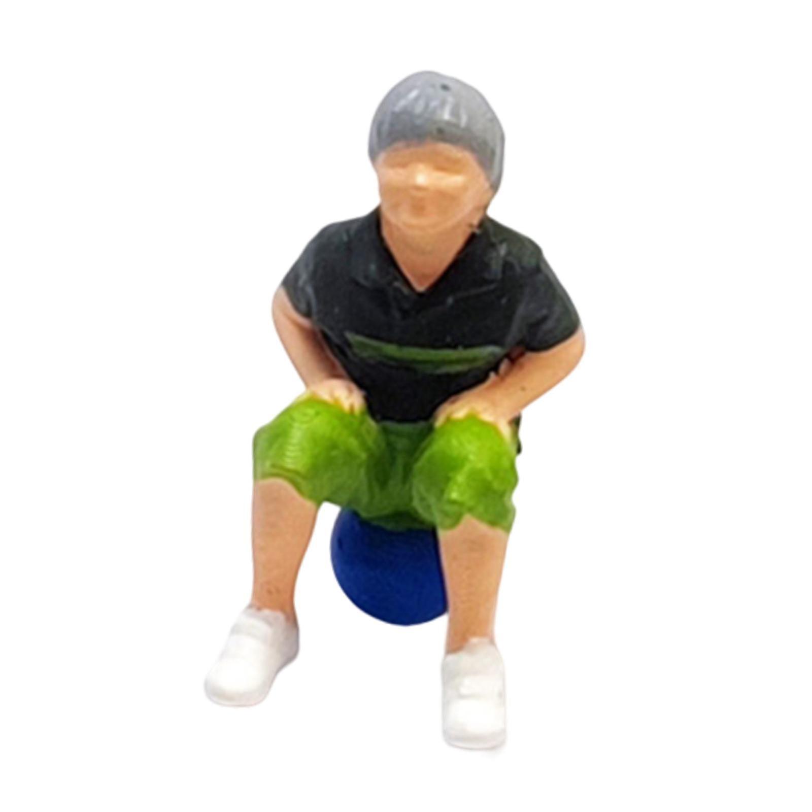 1/64 Scale Diorama Figures DIY Crafts for Model Railroads Architecture Model black top