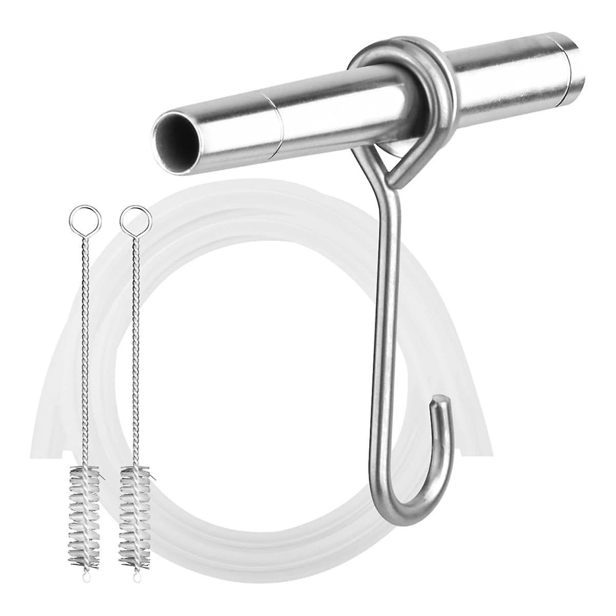 Ahornsirup Tapping Kit Rustfrit stål Maple Tree Spiles Food Grade Slanger Rengøring Børster Maple Tree Tapping Kit B