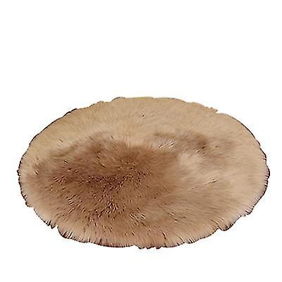 100Cm Bean Paste Plush Round Bedroom Carpet Round Cushion Az1930