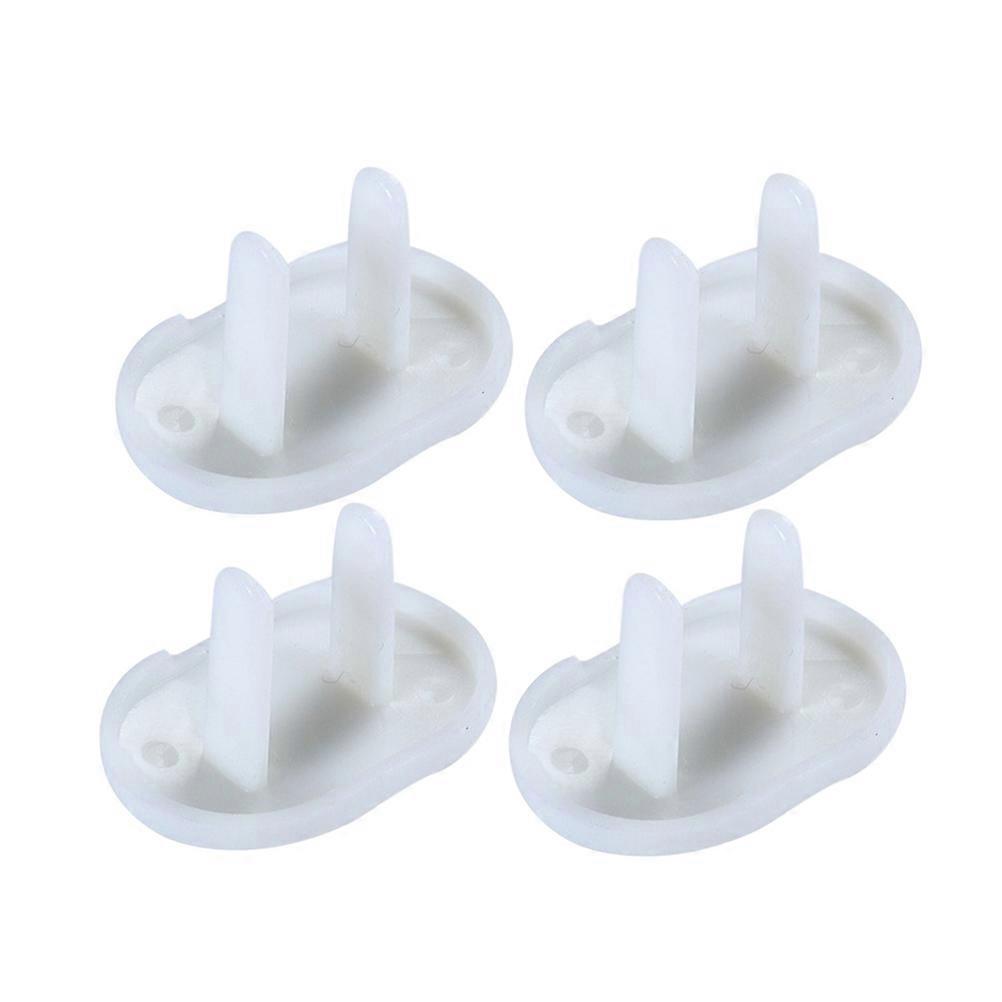 50pcs Child Safety Outlet Covers Electric Socket Cover Socket Protector (White)
