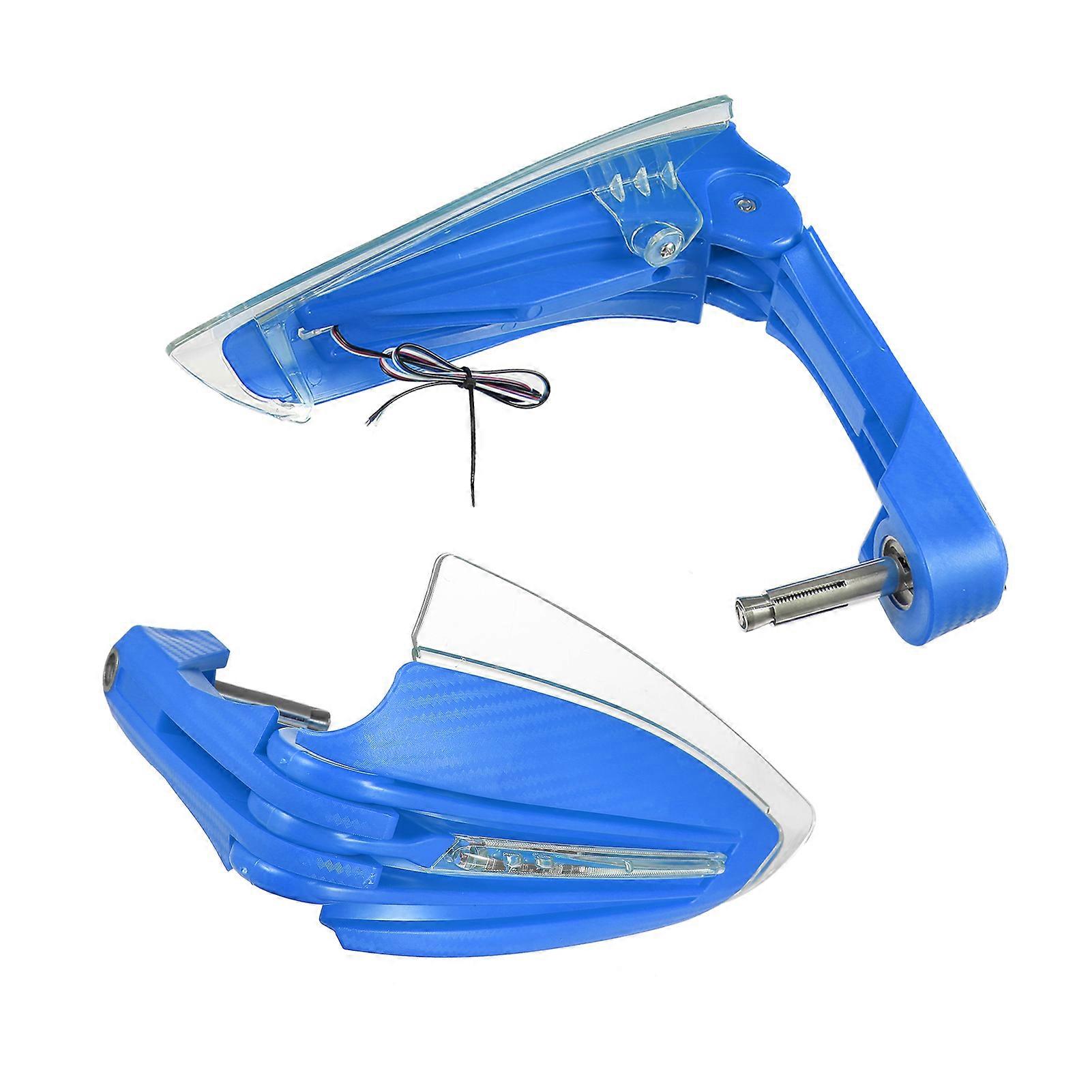 Motorcycle Handguards Cover Universal Waterproof Anti-fall And Windproof Protector With LED Directional Light