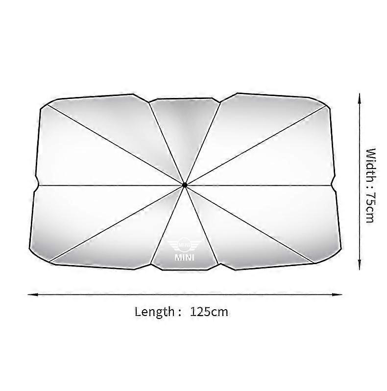 Exquisite Car Windscreen Sunshade Car Front Window Uv Shield Folding Sunshade For Mini Cooper Jcw Works R55 R56 F55 F56 R57 R58 R59 R60