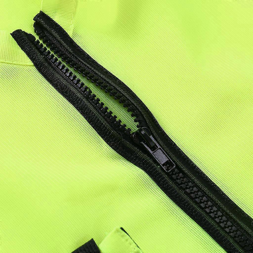 2 Gilets Sécurité Réfléchissants - 5 Poches Pratique - Taille Unique Unisexe