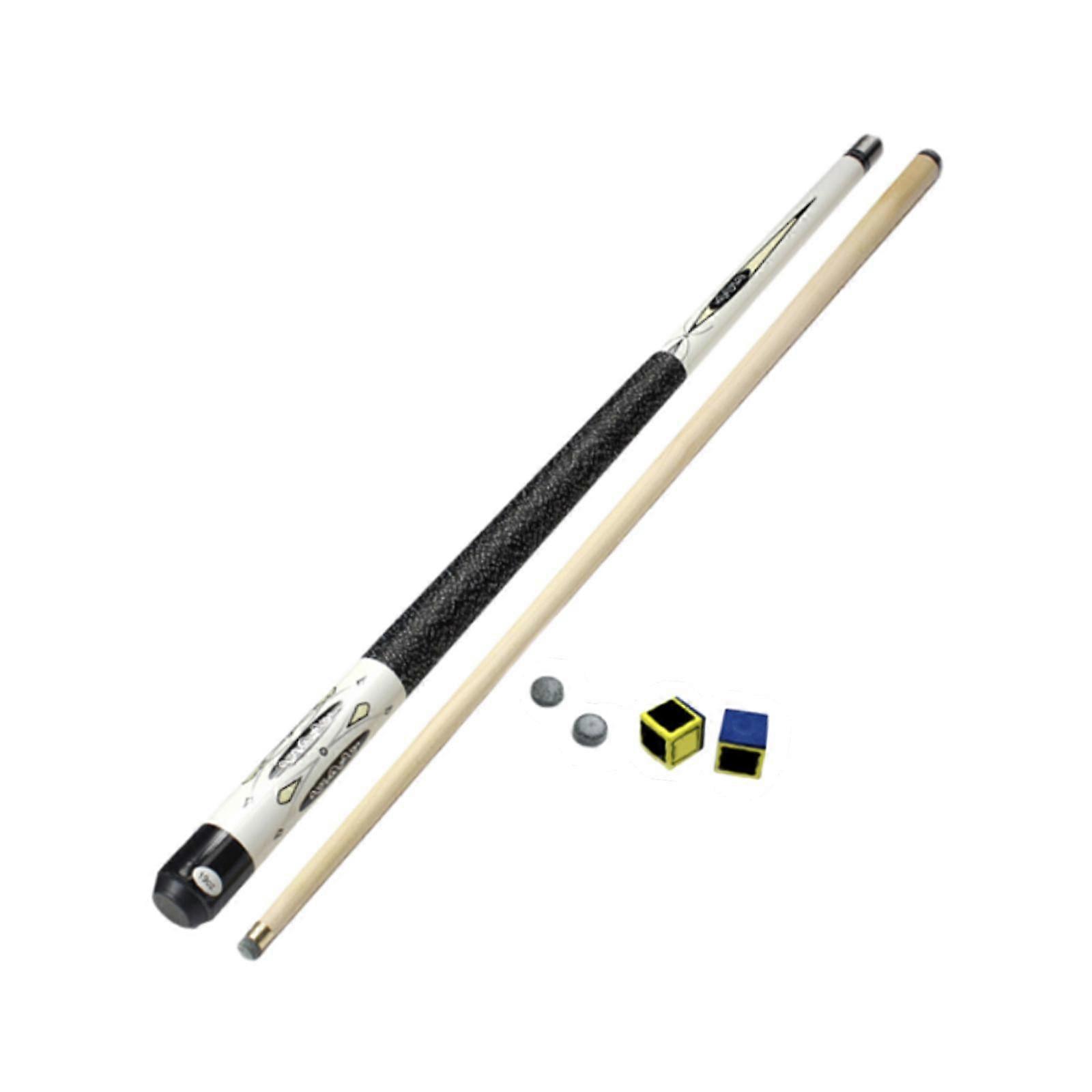 Queue de billard Stick 1/2 Split 57 pouces Noir Huit queue de billard Queue de billard britannique Noir 9,8 mm Pointe
