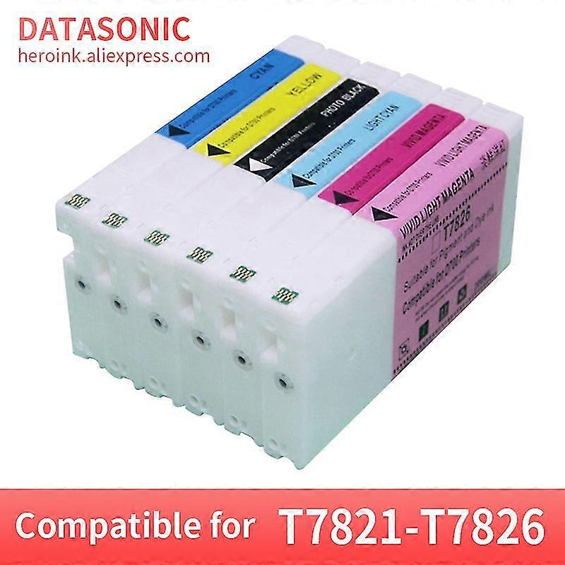 hg 6color 1set T7821 T7822-T7826 ink Cartridge compatible for Epson SureLab D700 SL-D700 color printer cartridge T7823 T7824 T7825