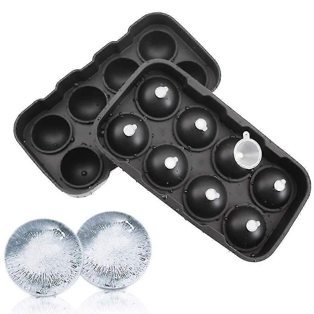 8 Hole Silicone Ice Ball Mold Round Eight Grid Ice Cube Mold