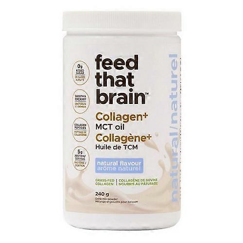 Collagen + MCT Natural, 240 Grams by Feed That Brain