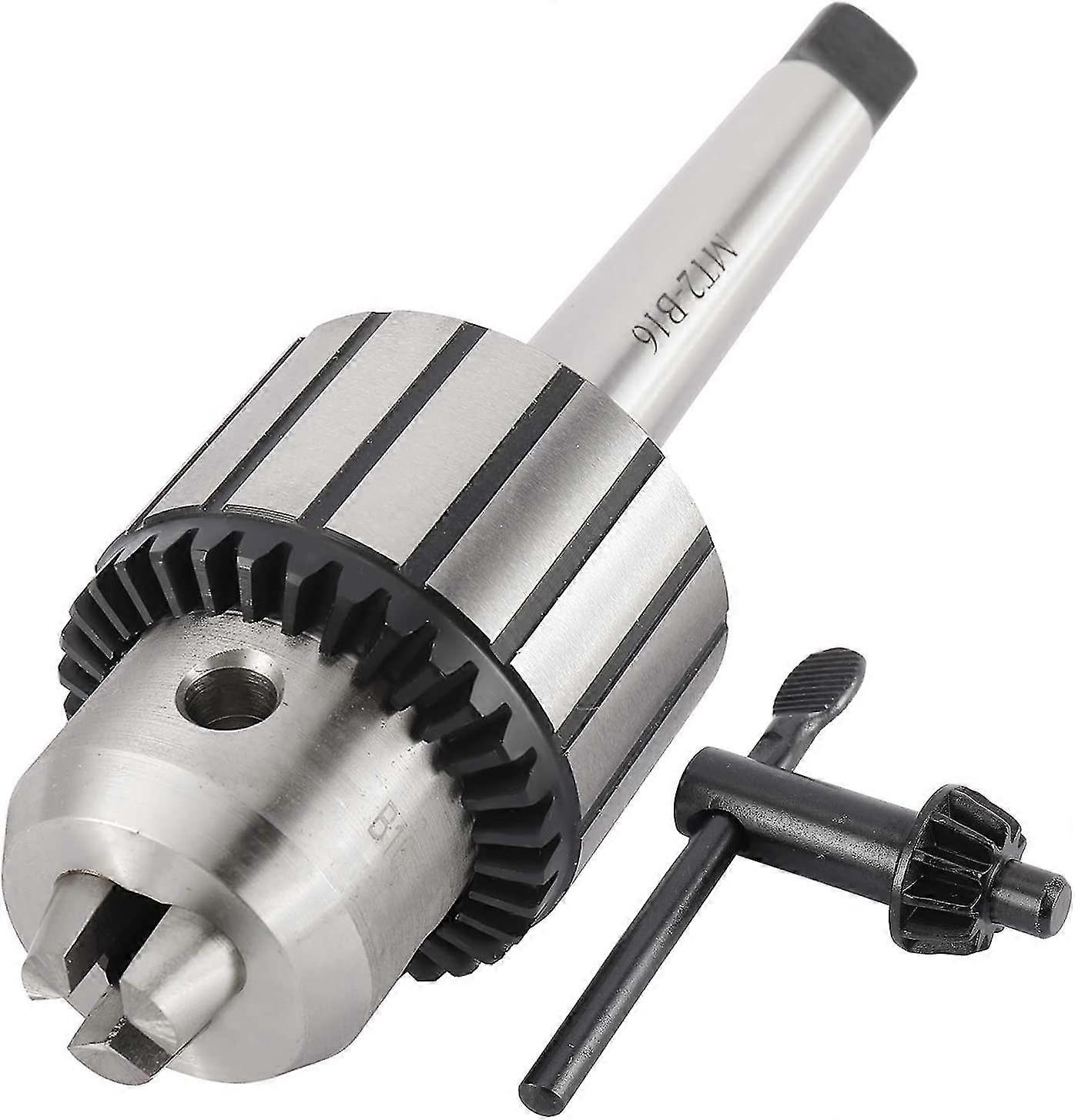 For 2024 MK2 B16/1-13mm Carbide Keyed Drill Chuck - For Centering, Tapping And Drilling Metal And Wood Lathes, Drill Chuck